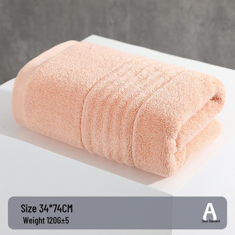 100% A-Grade Antibacterial Cotton Bath Towel - Thick, Soft, Absorbent, Quick-Drying, Adult Size Washcloth