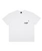 CREAM SODA LAB Basketball Oversized Heavyweight Pocket Short Sleeve T-Shirt White Black