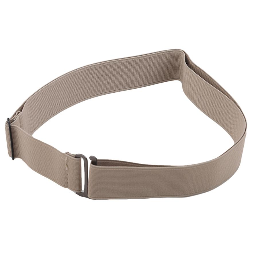 Women Fashion Adjust Slim Elastic Invisible Belt Simple Lazy Belt Fat Elastic Belt Seamless Jeans Belt