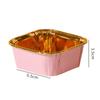 50Pcs 6.5x3.5cm Square Cupcake Paper Oil-proof Chiffon Roll Cake Cup Baking Muffin High Temperature Case Mold