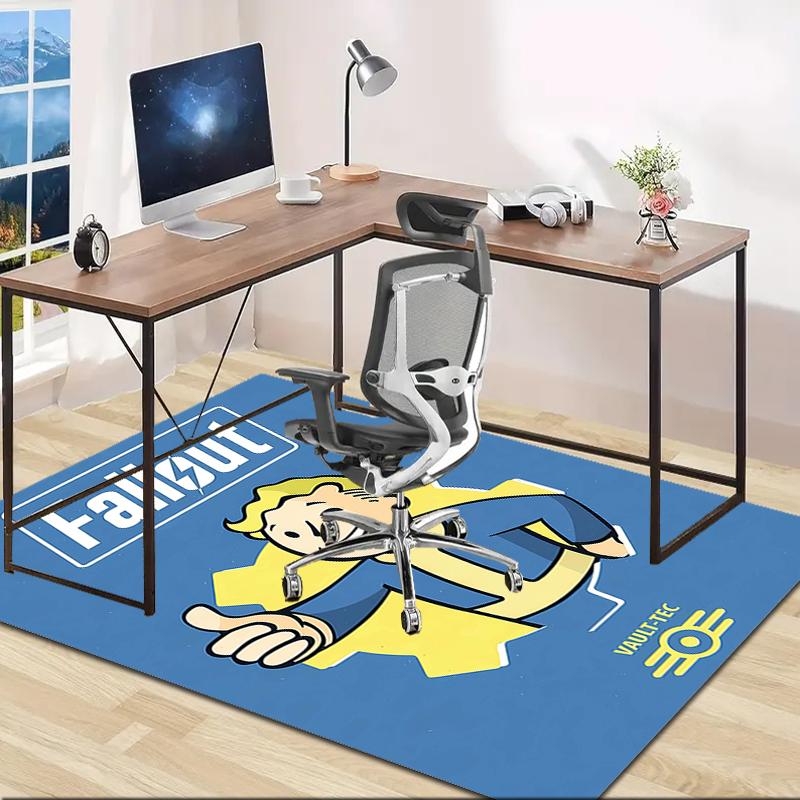 1pc NUKA-BOMBS Fallout1 Design Area Rug - Non-Slip, Soft & Cozy Floor Mat for Living Room, Bedroom, Office - Indoor/Outdoor Decorative Carpet