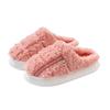 Pulled plush cotton mop autumn and winter leisure indoor home plush EVA sole thick sole warm cotton slippers
