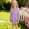 25 New Autumn Girls' Embroidered Princess Dresses - Cute Knitted Cotton Skirts for Small and Medium Children
