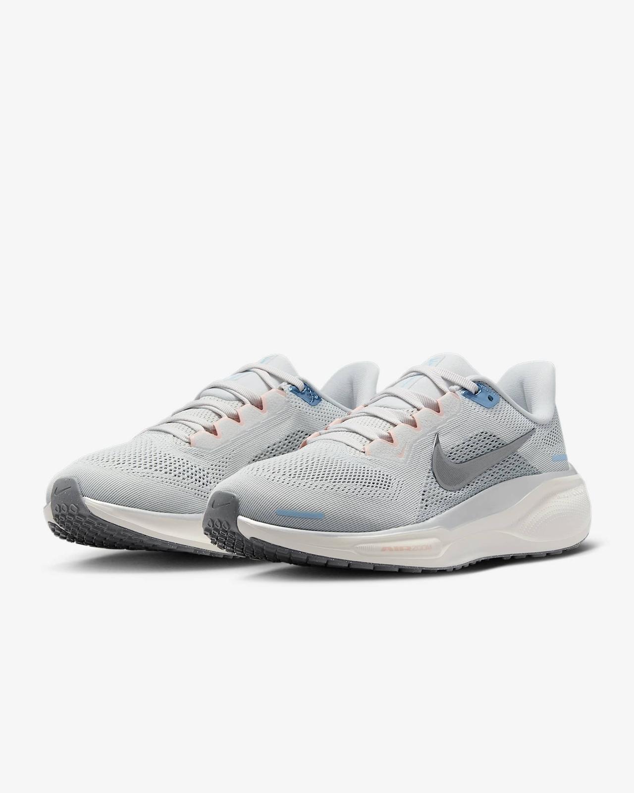 FD2723-007 Nike Pegasus 41 Photon Dust Sail Echo Pink Metallic Pewter (Women s) 9.5W