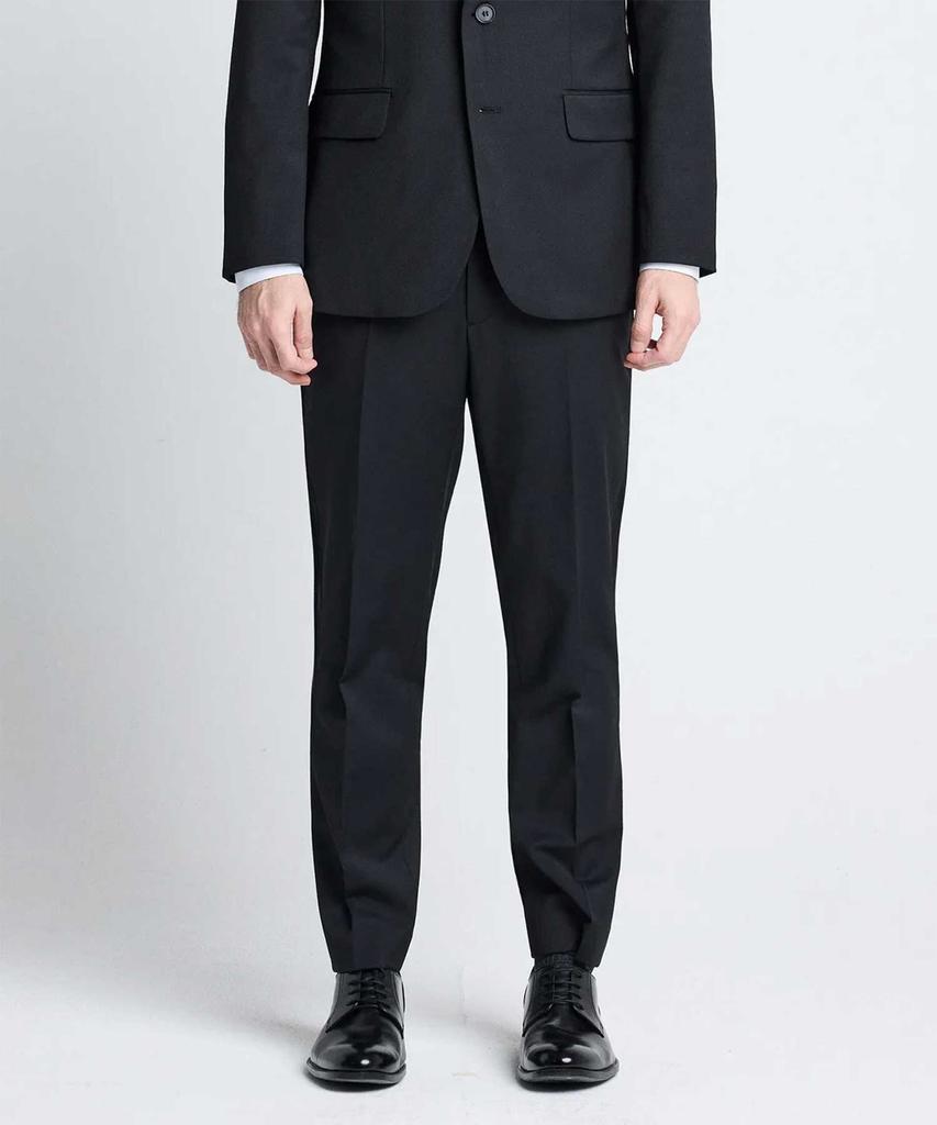 STCO Wool Four-Way Stretch All-Season Essential Formal Pants_Black (Slim Fit)_Ssluz11Ssb