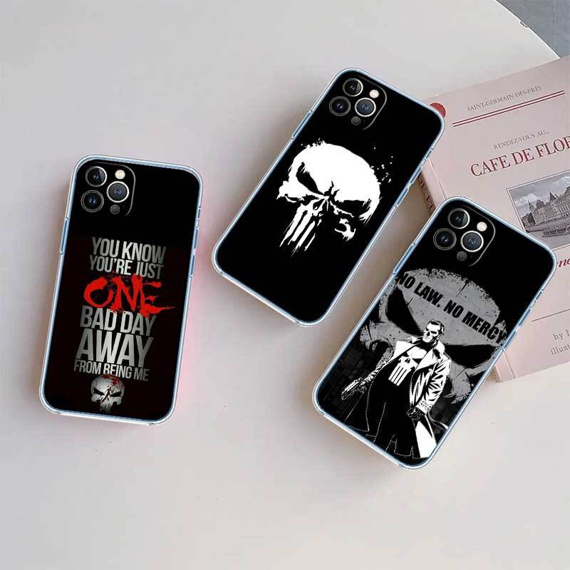 The Punisher Case for Motorola E7 E22 E20 E13 E15 E22S E30 E40 G10 G20 G04 G22 G23 G05 G75 G35 G55 G6 G7 G8 G9 Plus Power Play