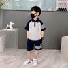 Jungen Sommer Polohemd & Shorts Set 2026 - Lässiges, Cooles Zweiteiliges Outfit für Mittlere und Kleine Kinder