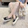 Xiaoxiangfeng Fisherman Shoes Women's 2024 Spring and Summer New Korean Version One-pedal Mesh Breathable Single Shoes Soft-soled Student Single Shoes