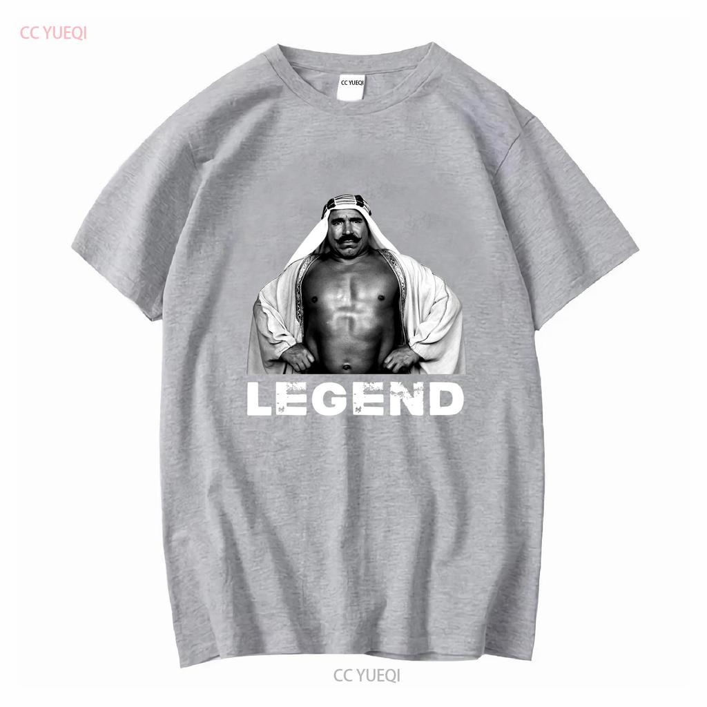 The Iron Sheik Legend Fan V2 T Shirt long or short sleeves vintage Washed Versatile Top For Everyday Wear fashion Comfortable