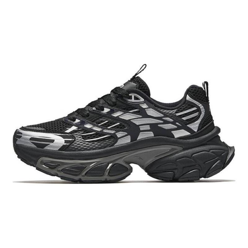 Anta Fuyao Women Cushioned Low-top Chunky Shoes Black Silver 122518899-2 38