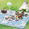 All Seasons Soft Polyester Contemporary Style Shark Cartoon Flannel Throw Blanket - Multipurpose Woven Movie Theme Gift for Offi