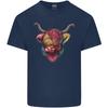 Colourful Highland Cow Unisexs Light Cotton TShirt