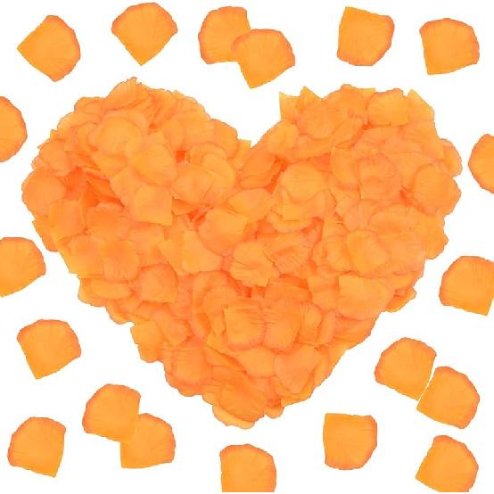 3000-Pack Silk Artificial Flower Rose Petals, 1.97x1.97 Inch Silk Rose Petals Wedding Faux Flowers for Wedding/Party/Aisle Runner/Bridal Shower/Table