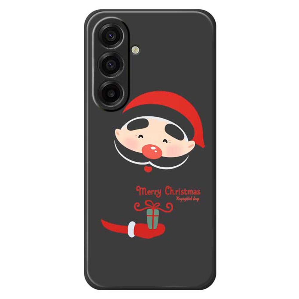For Samsung Galaxy A17 5G Case Santa Claus Gift Pattern Printing Straight Edge TPU Phone Back Cover