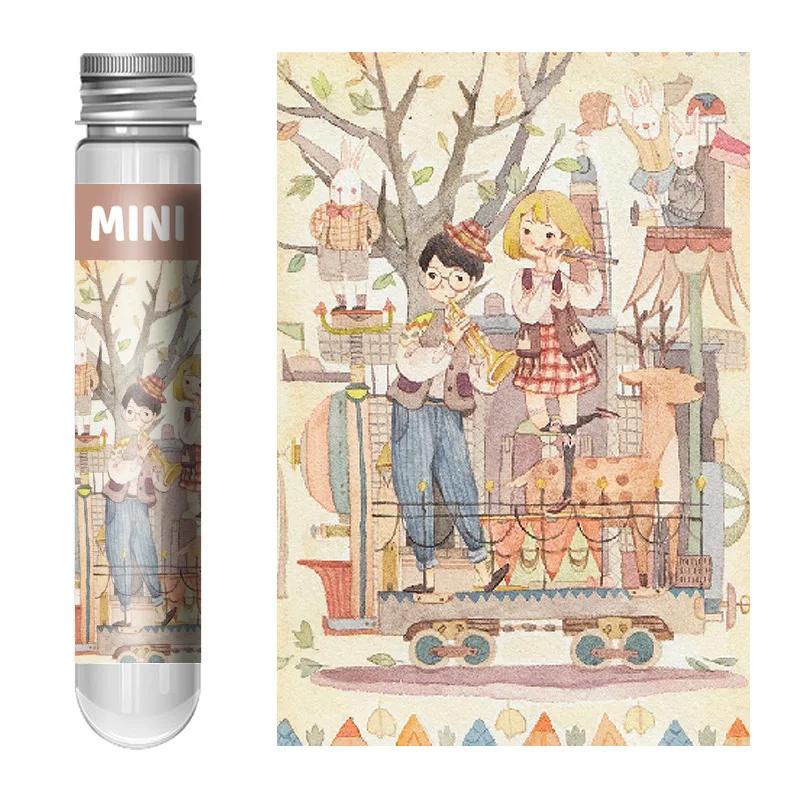 150pc Mini Test Tube Puzzle Pieces Micro Jigsaw Test Tube Tiny Puzzle Challenging Children Creative Puzzle Game Gifts