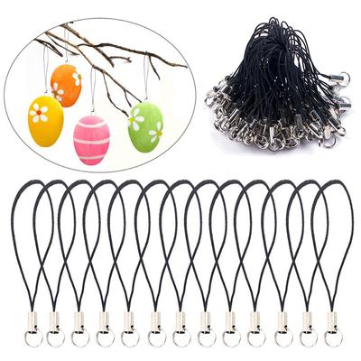 50 pezzi portachiavi cellulare cordino intrecciato corde risultati gioielli portachiavi corda fai da te chiusura mobile