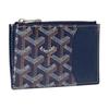 Bourbon Y Monogram Zip Wallet Unisex Wallet Navy-Blue BOURBOPMLTY-12CL12P