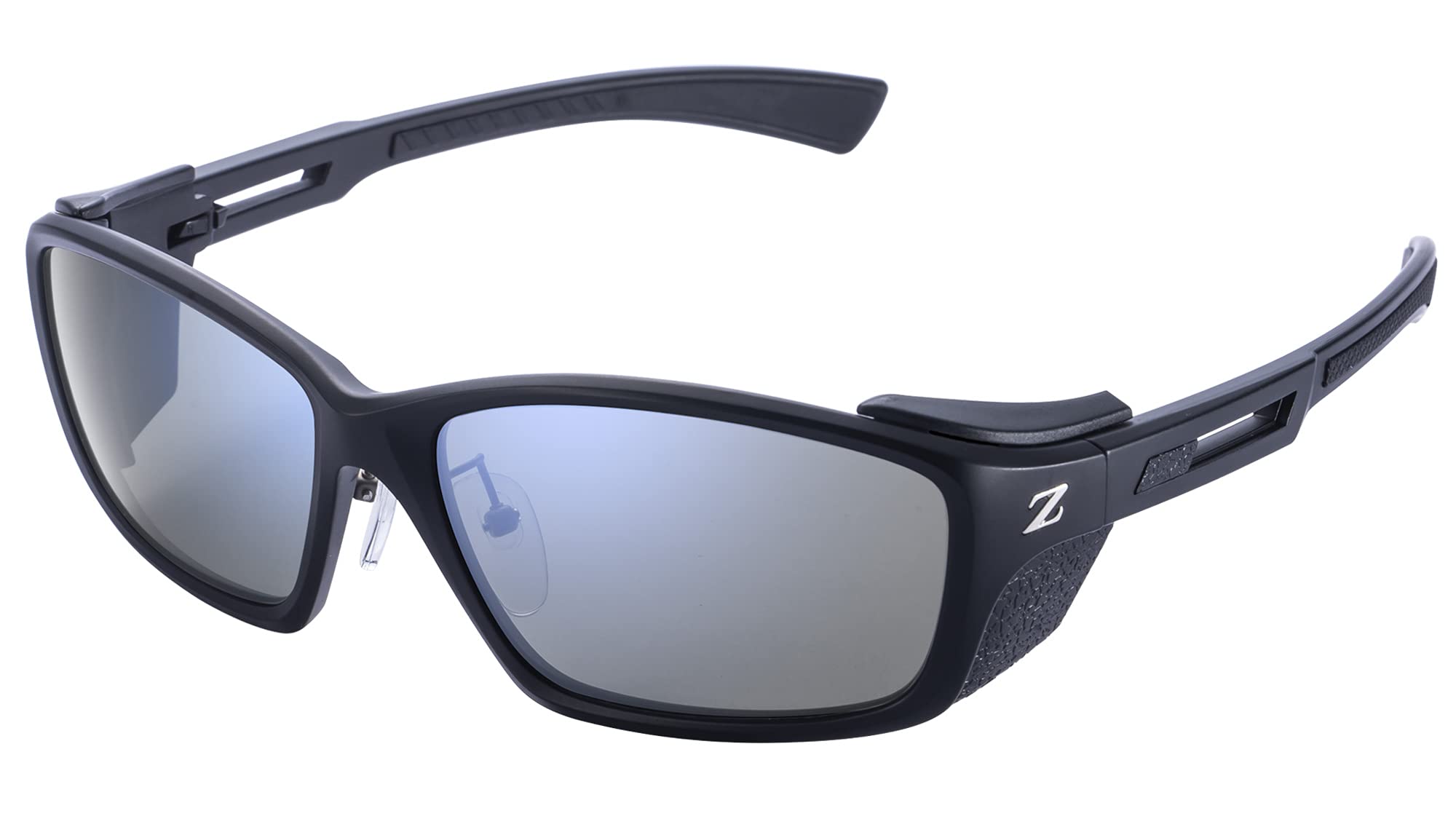 

Zeque Polarized Sunglasses HOVER Matte Black TRUEVIEW BLUE MIRROR F-1960 SPORTS/