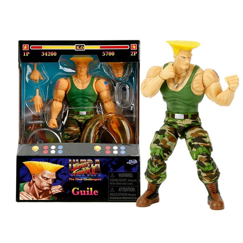Toys Action Figure Street Fighter 6  Guile Dee Jay Cammy With Window Box