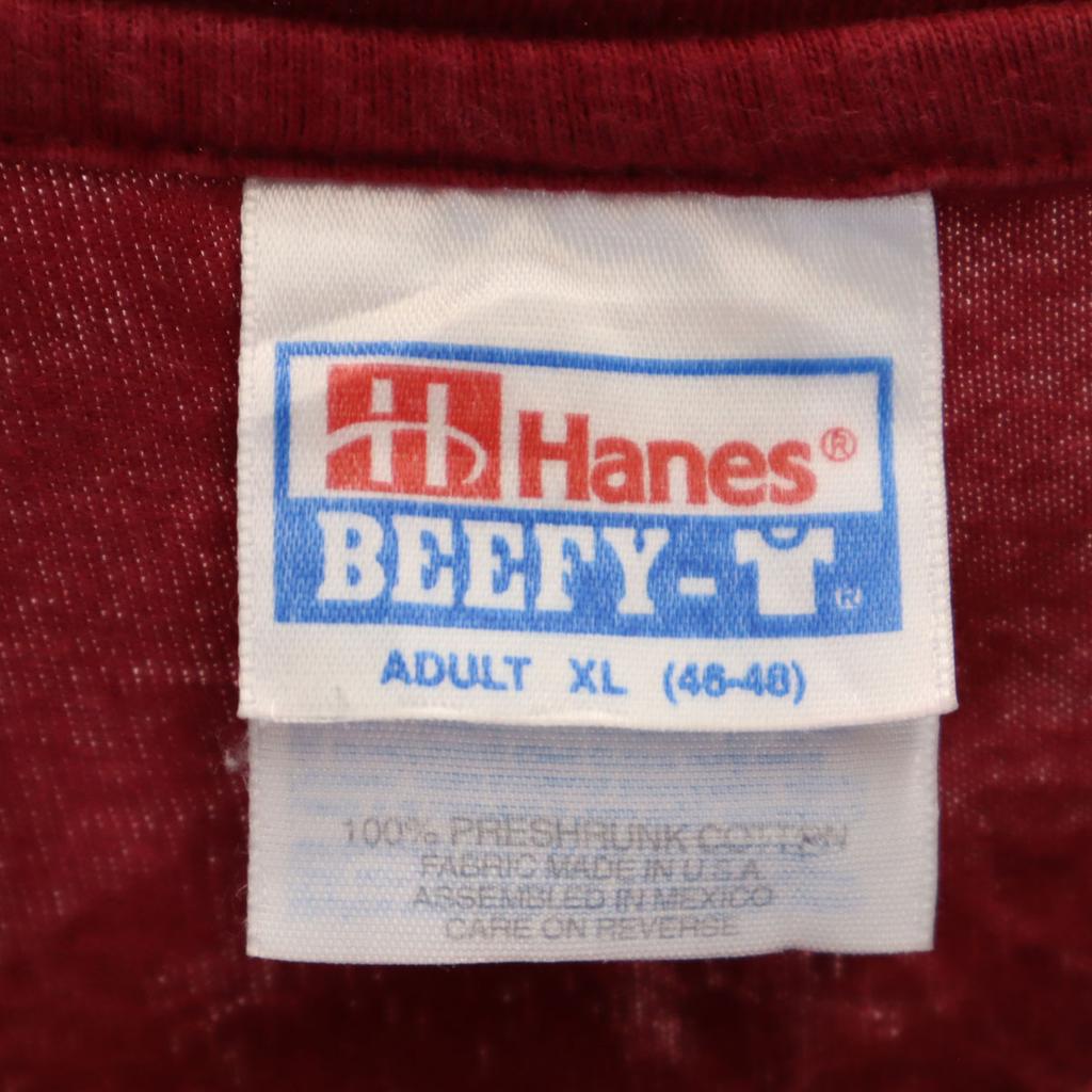 HANES 90s Old USA Made Arkansas Razorbacks Short Sleeve T-shirt Men's Used