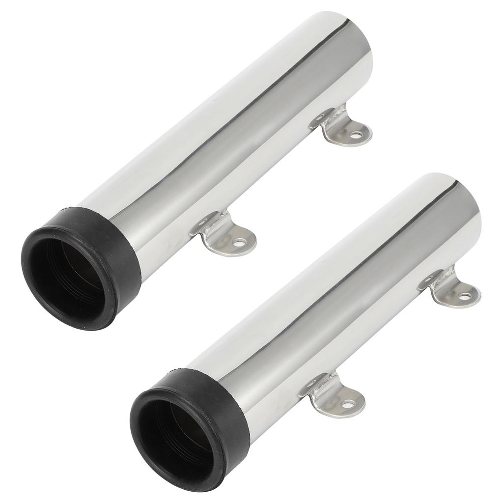 2pcs Stainless Steel Fishing Rod Holder Side Mount Clamp Hardware for Marine Yacht Boat