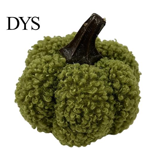 Cozy Farmhouse Autumn Decor Mini Plush Artificial Pumpkin Decoration, Fall 3D Stuffed Soft Velvet Pumpkins Ornament for Halloween Thanksgiving