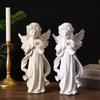Girl Prayer Angel Sculpture Model Decoration Office Model House Decoration Crafts