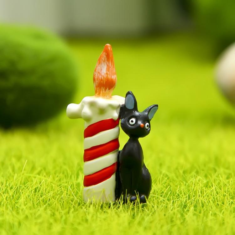 Kiki Delivery Service Jiji Creative Digital Black Cat Model Toy Action Figures