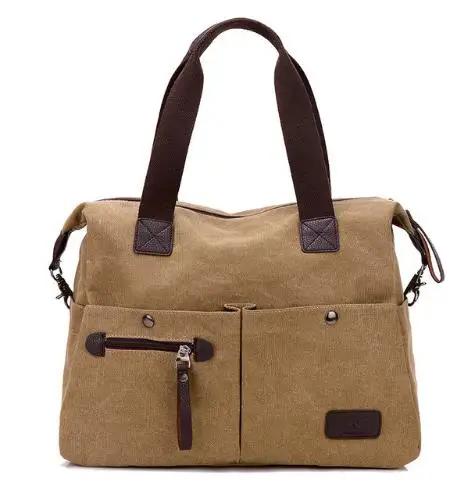 New Arrive Women Messenger Bag Vintage Canvas Handbags Ladies Travel Bag Female Crossbody Shoulder BAG Big Casual Tote Bolsa Sac