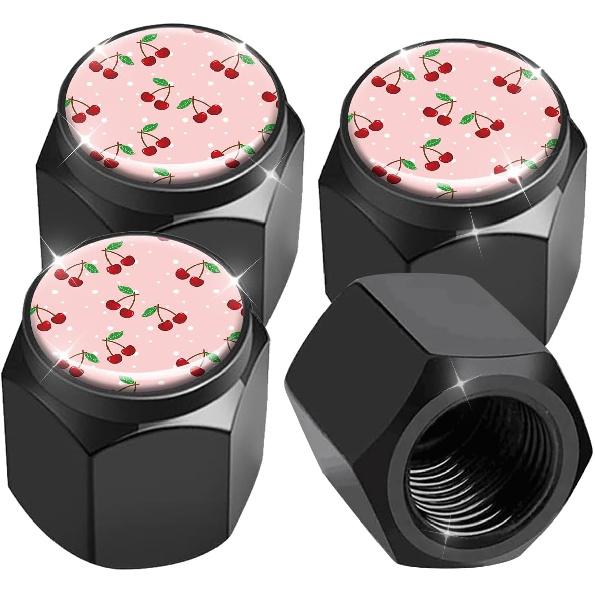 Tire Valve Stem Caps 4 Pack, Car Wheel Stem Caps,Aluminum Air Valve Covers Universal Fit for Cars, SUVs,Trucks, Bikes, and Motorcycles(Vintage n