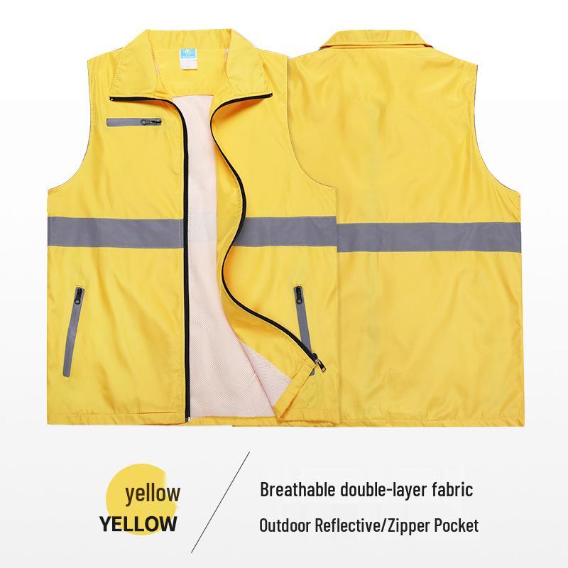 Reflective Custom Logo Volunteer Vest for Promotion Activities