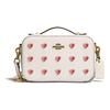 New Alie Leather Box Bag Camera Bag Fanny Pack Handbag Shoulder Bag Crossbody Bag Mini Women's White C3938-B4HA