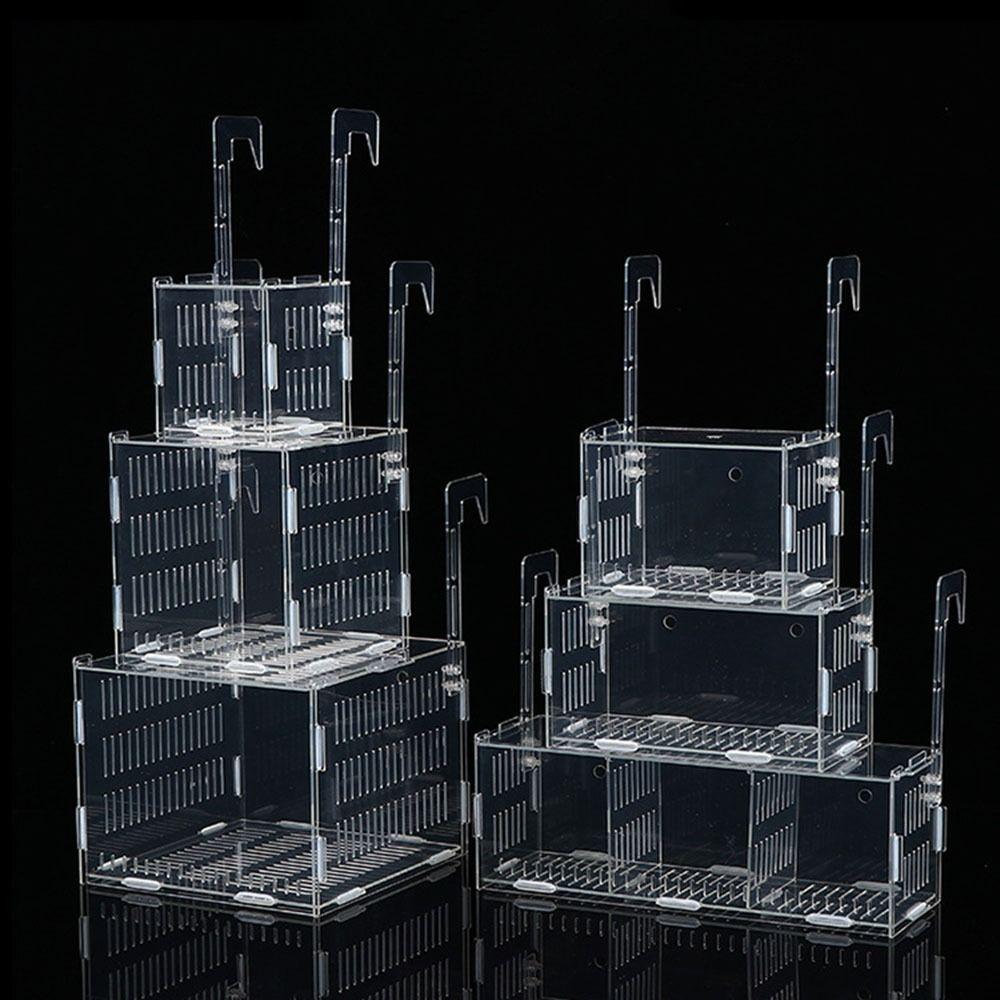 1Pcs Small Fry Aquarium Isolation Box Hatchery Divider Hydroponic Plant Box Fish Tank Accessory