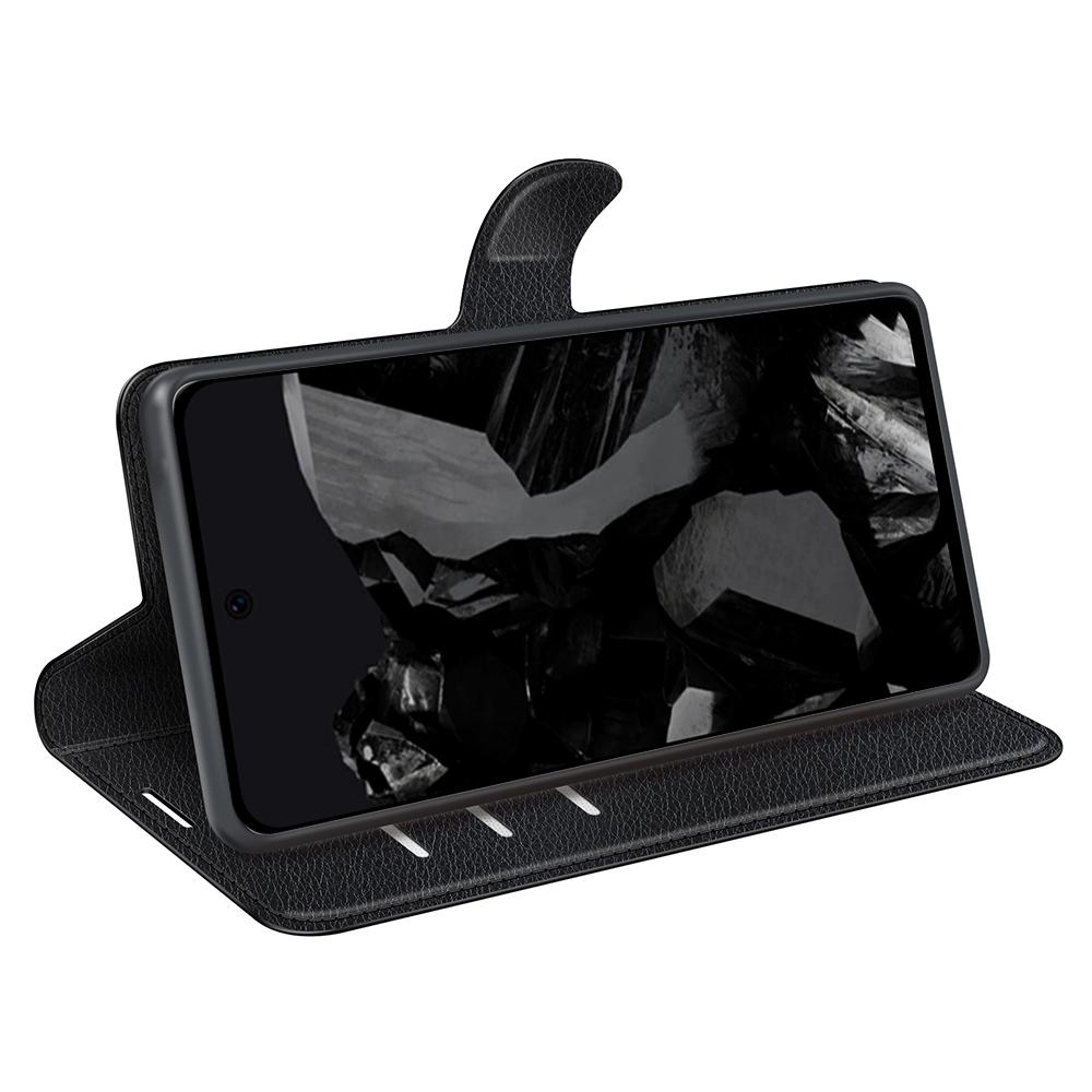 For Google Pixel 9 Pro XL Case Litchi Texture Protective Leather Folio Phone Cover