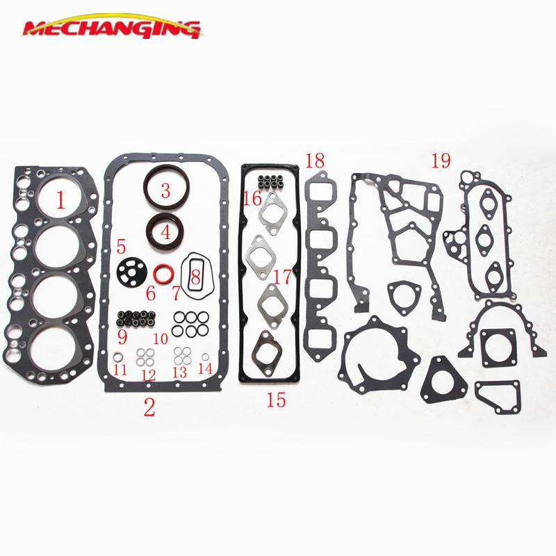FOR NISSAN CABSTAR URVAN Box 2.3 TD23 Diesel Engine Parts Overhaul Package Full Set Engine Gasket 10101-43G26 10101-43G27