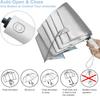 Custom Logo Sun Umbrella for the Rain Compact Parasol with Silver Folding 3 Fold 8 Ribs Auto Open and Close for UV Protection