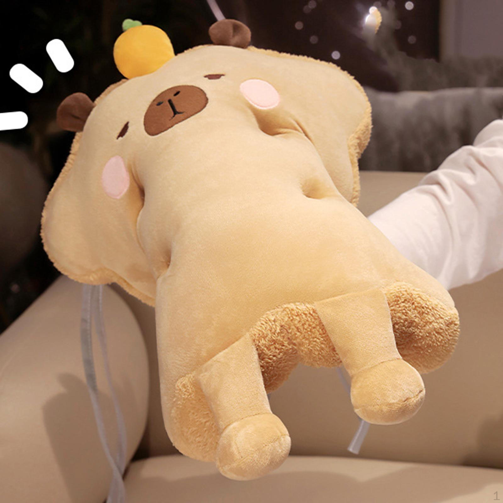 

Подушка для стула капибара, мультяшная подушка для сиденья, плюшевая игрушка для кухни, общежития, спальни коричневый