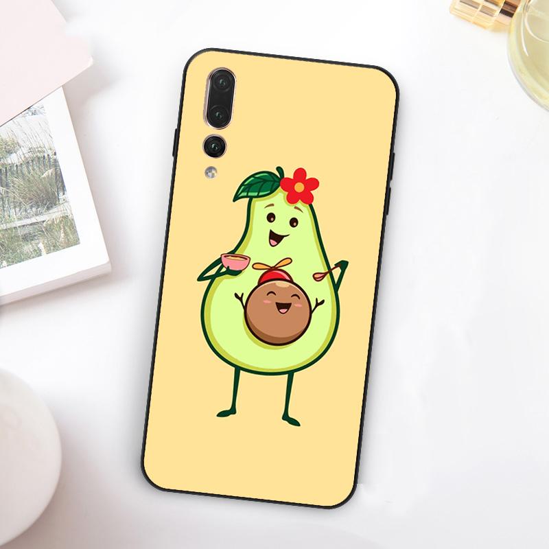 

Cute Avocado For Huawei Nova 5T 9 10 SE 7i 8i 11i 12i Y73 Y90 Y70 Y72 Y61 Y91 Y60 P20 P40 P30 Lite Case Huawei Nova 8i