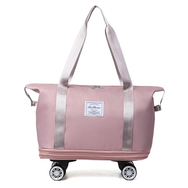 Expandable Travel Luggage: Multi-Function Bag with Wet/Dry Separation for Fitness, Sports, Maternity, and More