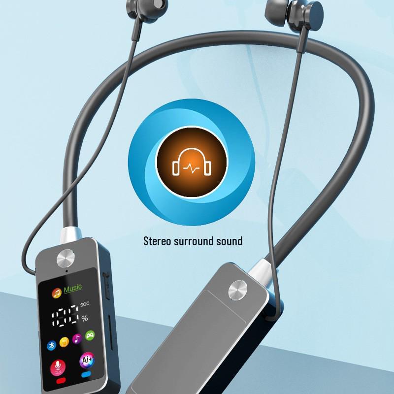 2026 S11 Wireless Neckband Earphones with Voice Changer & Bluetooth for Sports and Singing