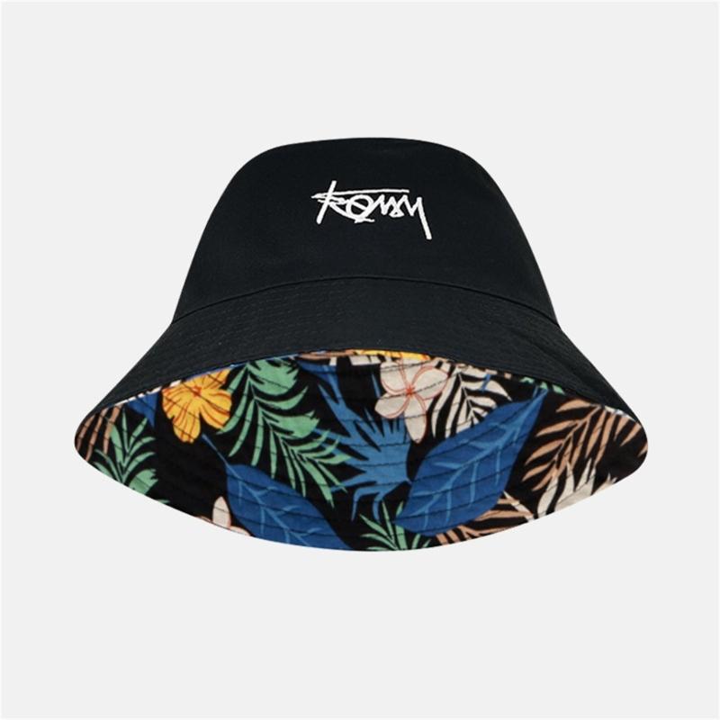 Unisex Reversible Fishing Hat Breathable Polyester Wide Brims Sun Protection Fisherman Hat for Summer Vacation Wear