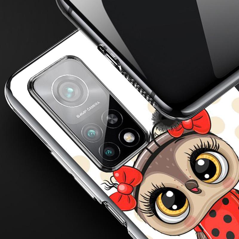 Cute Owl Hearts Lover Phone Case For Xiaomi Redmi Note 15 14 13 12S 12 11 Pro Plus 14S 11S 11E 10 10S 11T 5G Personalized Cover