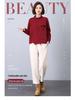 2024 Korean Style Petite Mom Casual Fashion Sweatshirt Two-Piece Set