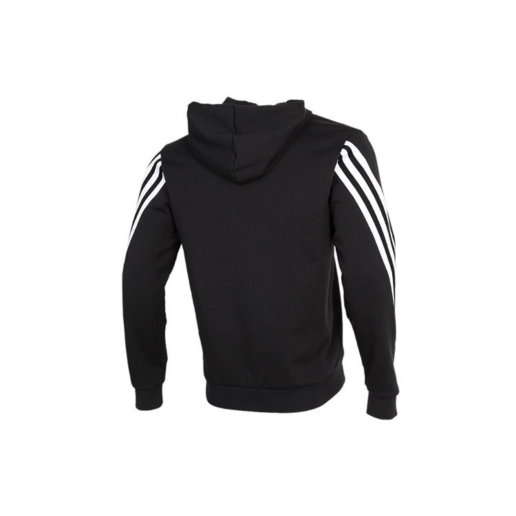 adidas M 3-Stripes Tape Full-Zip Sweatshirt Black Men's GM6895