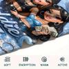1Pc Bratz Doll Print Flannel Blanket, High quality Comfortable for All Seasons, Home Decor, Warmth and Comfort, Perfect for Gifts