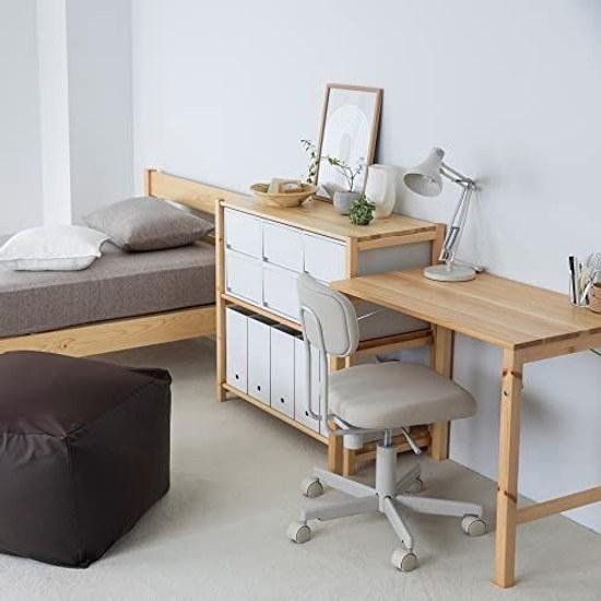 Muji Recycled Polypropylene Stand File BoxWhite Gray Approximately Width 10Depth 27.6Height 31.8cm