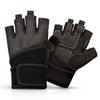 Custom Logo Half Finger Long Wrist Band Protection Gym Fitness Weight Lifting Gloves For Men