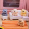 Creative And Cute Micro Landscape Ornaments Small Dogs Animal Resin Crafts Automotive Decoration Ornaments