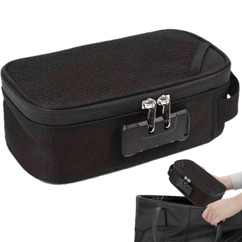 Geruchsdichte Tasche Große Kapazität Mit Schloss Aktivkohle Deodorant Tasche Tragbare Pfeifentasche Reise Datenkabel Aufbewahrungstasche