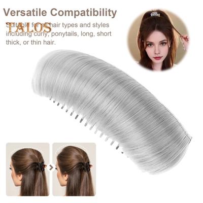 3 pezzi di cuscinetto per capelli invisibile, base per capelli naturali, clip per capelli, strumento per inserire lo styling dei capelli per volume fai da te, accessorio per capelli